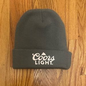 Coors Light Grey beanie